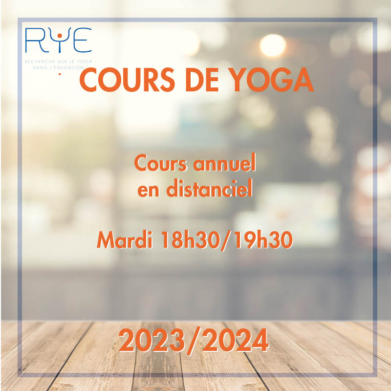 Cours de yoga hebdomadaire mardi